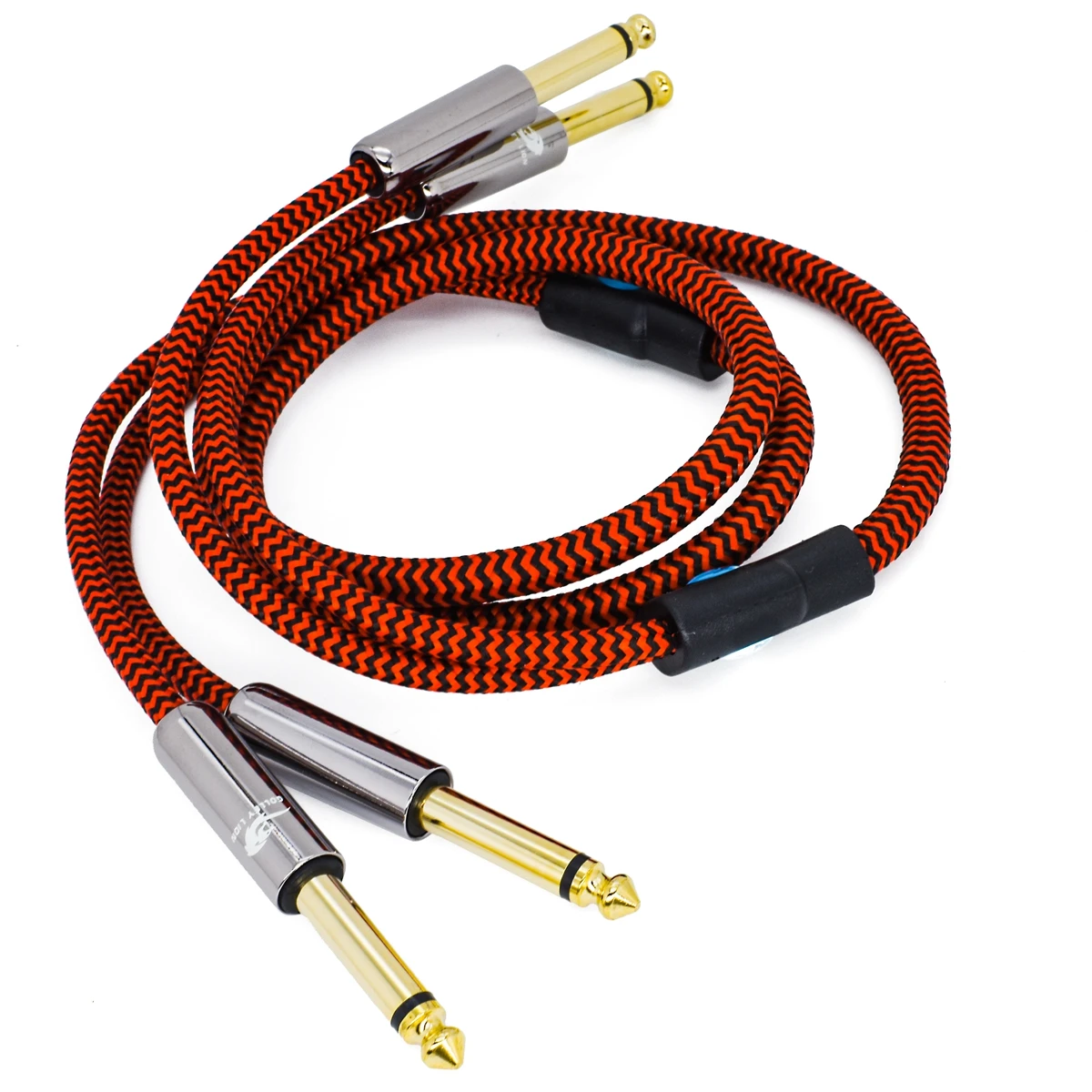 Hifi Guitar Cable Dual 1/4 Inch to Dual 1/4 Inch for Sound Mixer Electric Organ 6.3mm 2:2 TS Jack Audio Cable 1M 2M 3M 5M 8M 10M