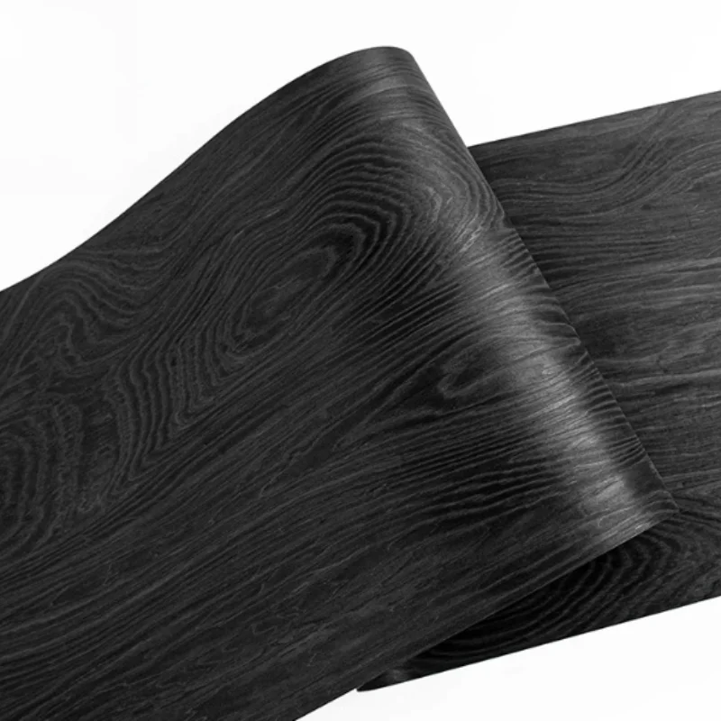 

Black suffix tree tumor solid wood veneer decoration hotel furniture speaker handmade veneer L:2.5Meters W:58cm T:0.5mm