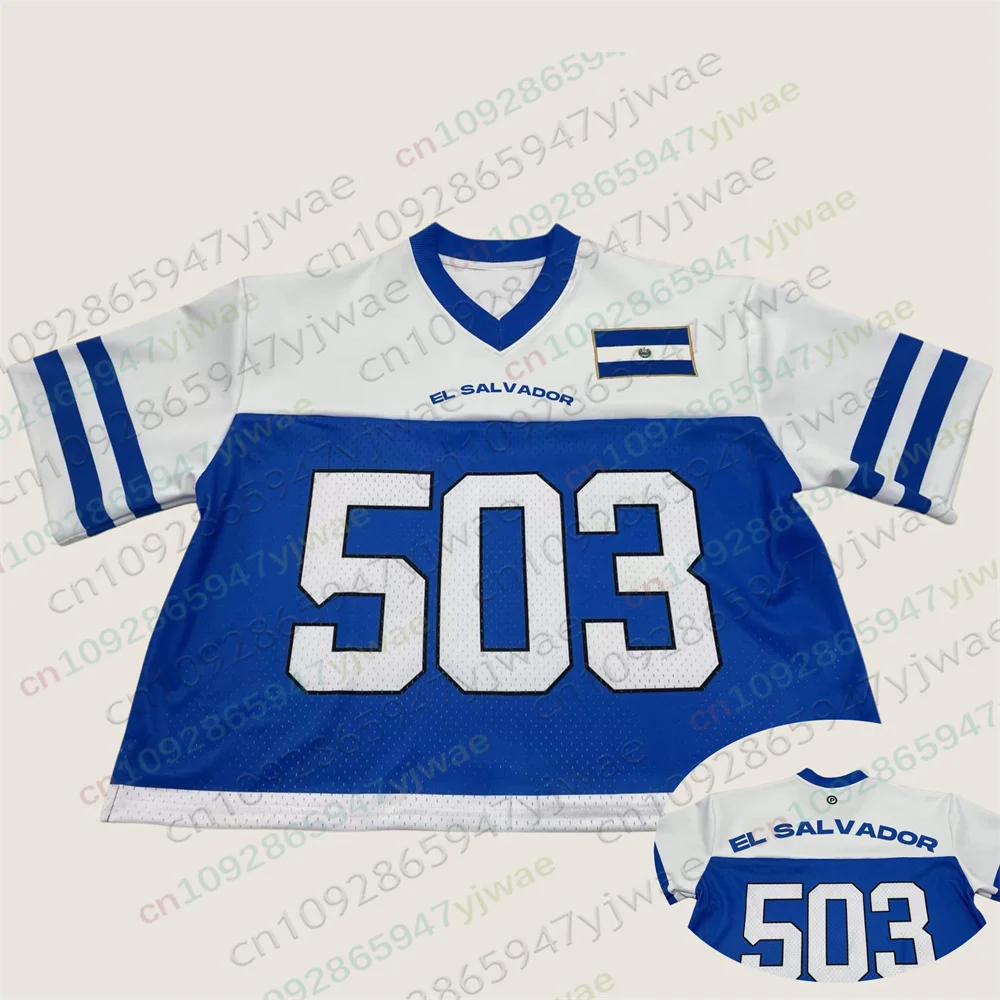 Guyana Belize Barbados Dominikanische Republik Übergroßes Jersey-Mode-Trikot Atmungsaktives Nationalfußball-Shirt Sommer Herren Damen T-Shirt – Detail 9