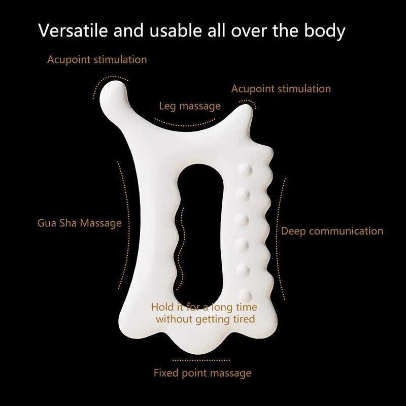 グアシャ-女性と大人のためのフェイシャルマッサージプレート,脂肪を減らすための樹脂プレート,ポータブル,全身スクレーパー