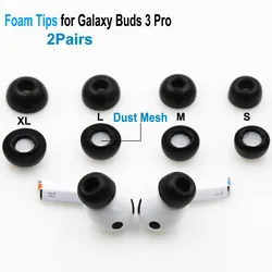 Memory Foam Ohr stöpsel für Samsung Galaxy Buds 3 Pro Kopfhörer hülle Ohrhörer Ohr stöpsel xl l m s