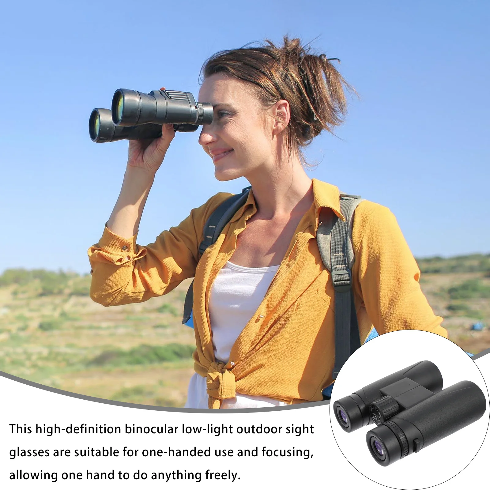 

Hiking Essentials Outdoor Telescope Camping Gear for Adults Portable Use Abs Telescopes