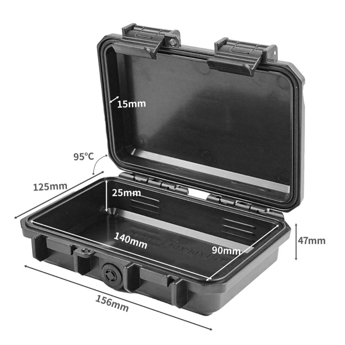 Portable Small Toolbox Waterproof Plastic Storage Box Protective Shockproof Sealed Safety Case Precision Storage Case For Tools