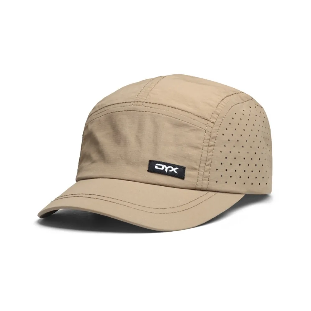 Fashion Breathable Short Brim Baseball Cap Sunshade Ultra-thin Mens Mesh Hat Peaked Adjustable Quick-drying Dad Hat Summer