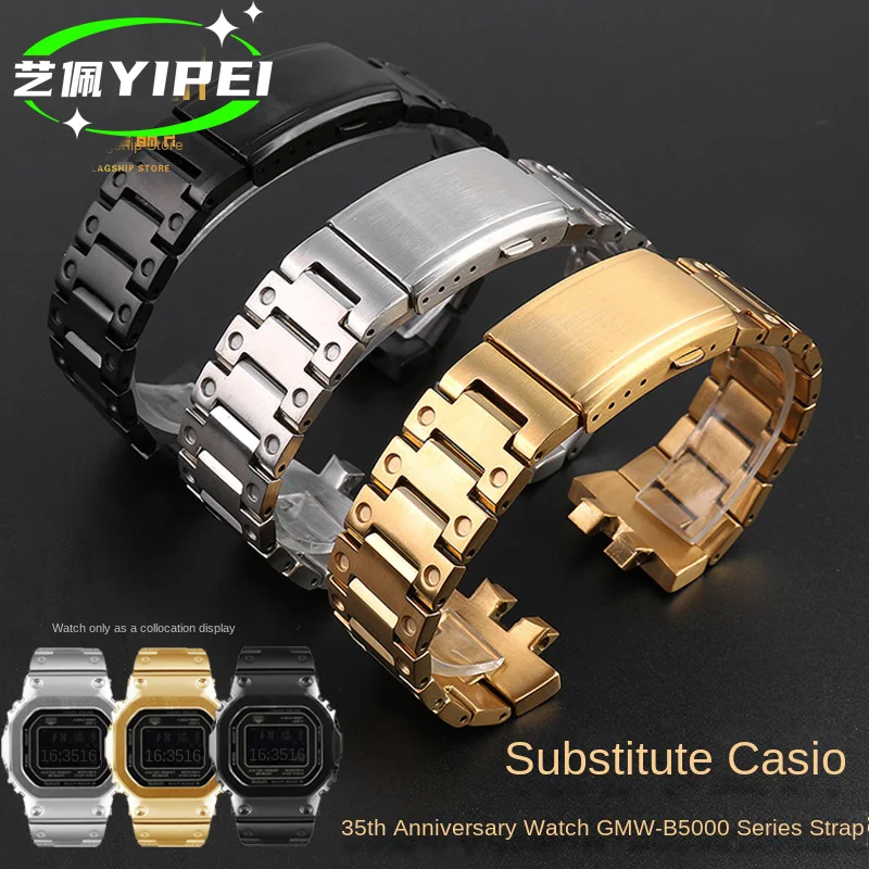 

GMW-B5000 bracelet Stainless steel watch band for Casio G-Shock GM-B2100 replacement steel watch strap accessories with tools