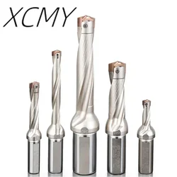 3D 5D 8D 10D internal cooling JCD Crown drill rod diameter 10-25mm for insert HCD High efficiency precision insertable U drill