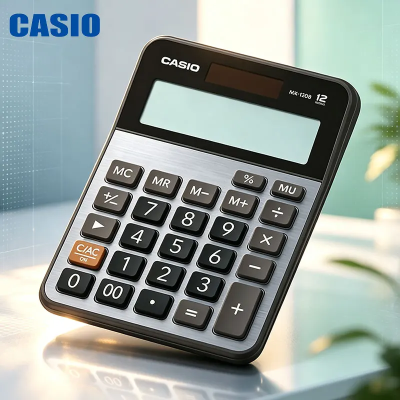 Casio MX-120B/AX-12B/AX-120B/MX-12B/DH-14 Stable high-precision calculation calculator-Monthly revenue review for store managers
