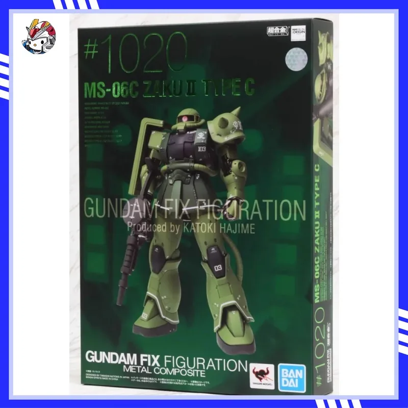

In stock Bandai FIX GFFMC Super Alloy MS-06C Green Zha Mass-Production Fix1020 Zhagu II Action Doll Collection Gifts
