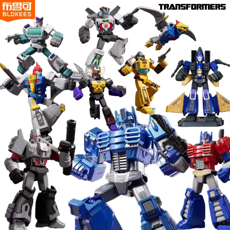 

BLOKEES Трансформеры, строительный блок, человек, 6-я гипертопурная агрегация, Оптимус Прайм Мегатрон, сборная модель, детская игрушка в подарок