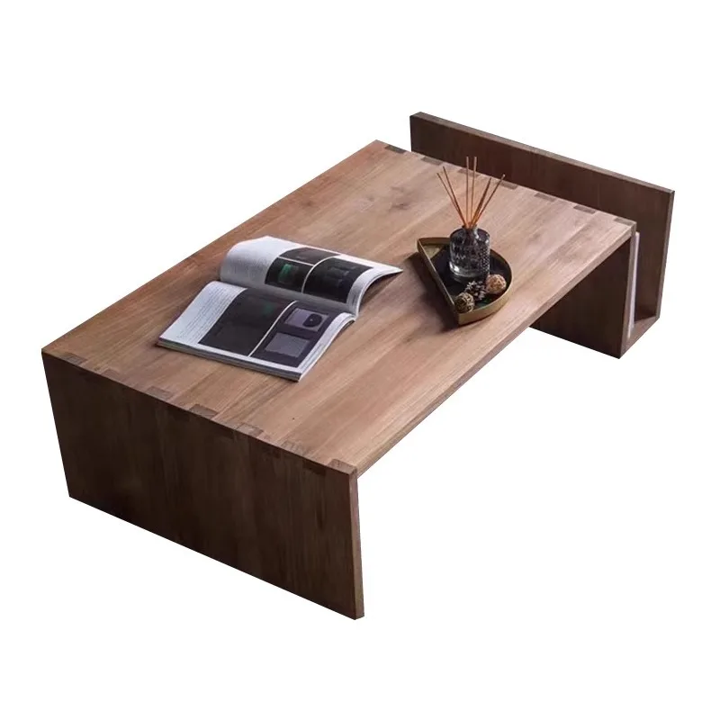 

Nordic retro, all solid wood, North American black walnut coffee table, minimalist