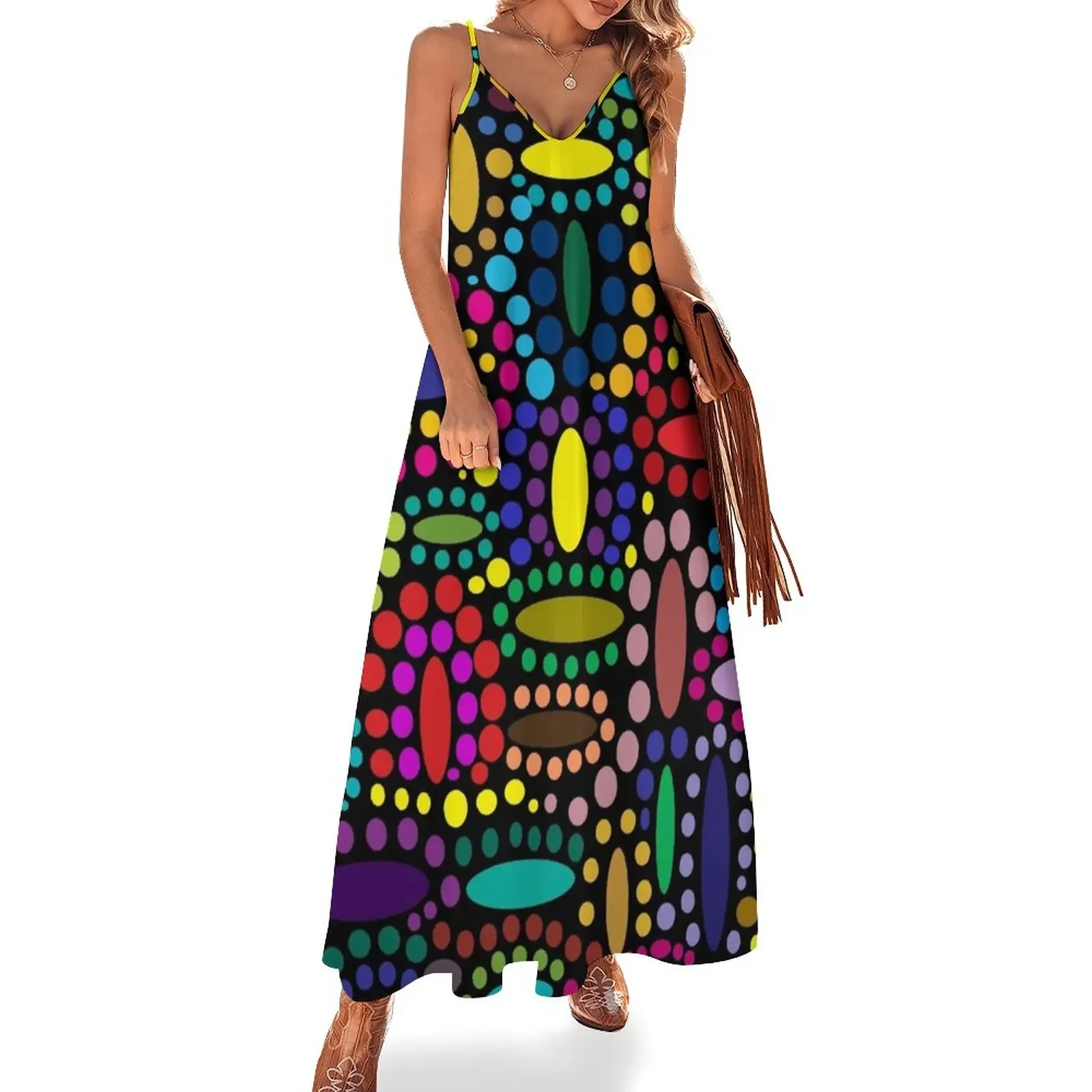 

Ediemagic Mardi Gras! Sleeveless Dress birthday dress Women dresses summer