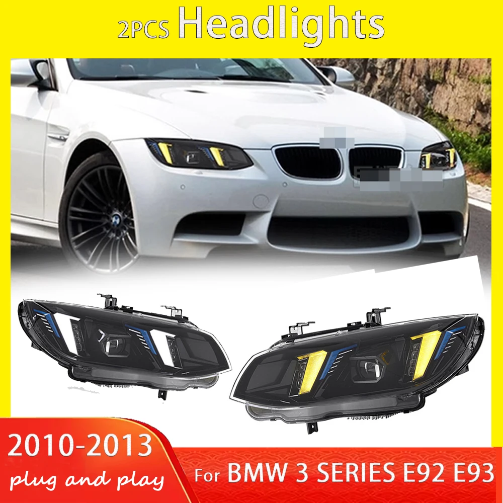 

Car Head Lamp For BMW E92 E93 LED Headlight 2010-2013 Headlights 3-Series 320i 325i 318i DRL Turn Signal Front Lights Assembly