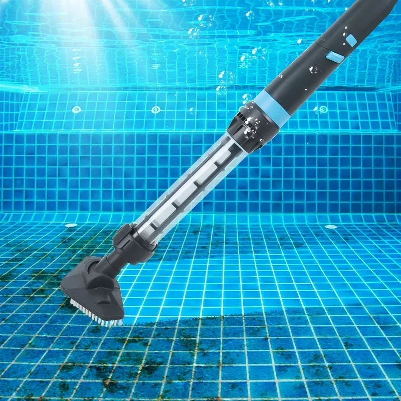 “Portable Rechargeable Handheld Vacuum for Swimming Pools - Compact and Powerful”