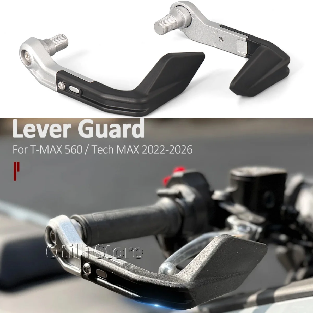 

For YAMAHA Tmax T-MAX 560 TMAX560 Tech Max Motorcycle Handlebar Brake Clutch Lever Hand Guard Protector 2022 2023 2024 2025 2026