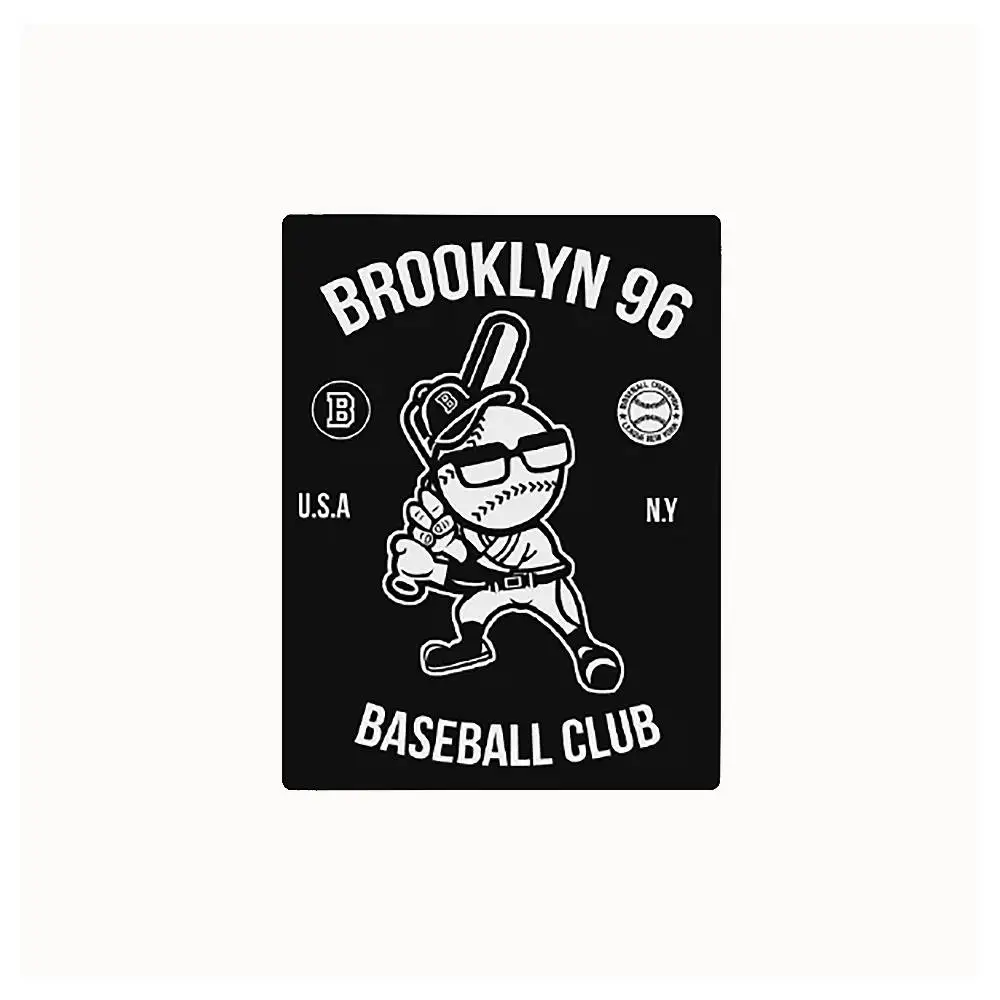 Brooklyn Baseball Club Waterproof Stickers For Decorating Car Windows Motorcycles And Computers.