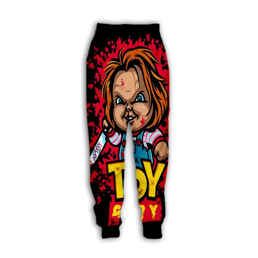 New Bride of Chucky 3D Print Causal Clothing Fashion Men Women Tracksuits Hip Hop Pants Plus Size S-7XL Seasons Casual trousers