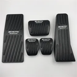 Car Gas Pedal Cover For Mazda 3 Axela BP CX-30 CX30 MX-30 2019 2020 2021 2022 2023 Accelerator FootRest Decorate Metal Refit Pad