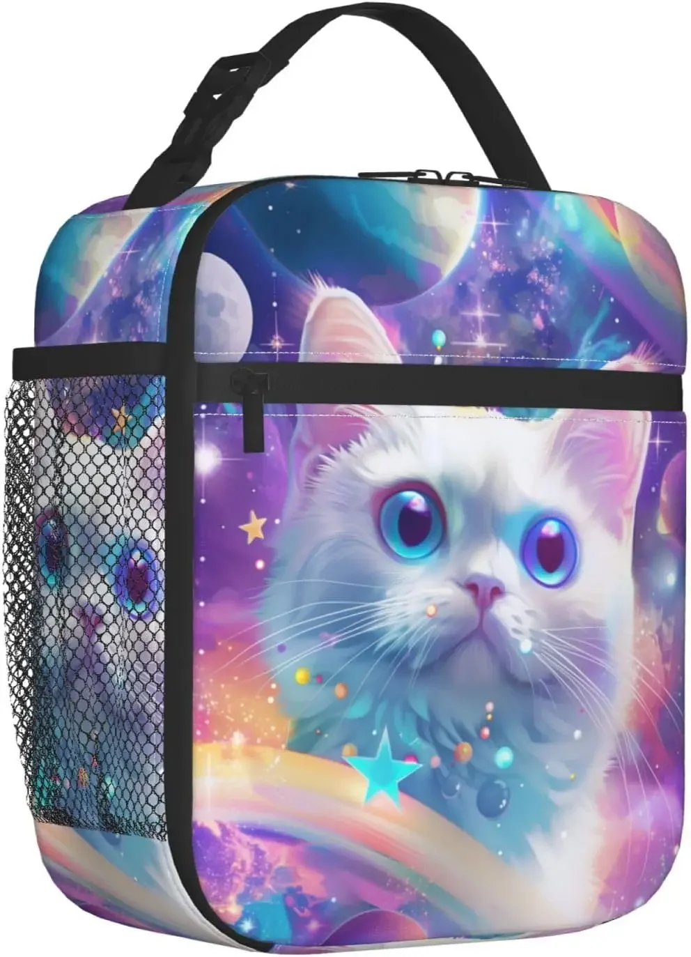 

Insulated Lunch Box for Girls Men Boys Women Cat Lunch Box for Work,Picnic,School,Travel,Hiking,Beach