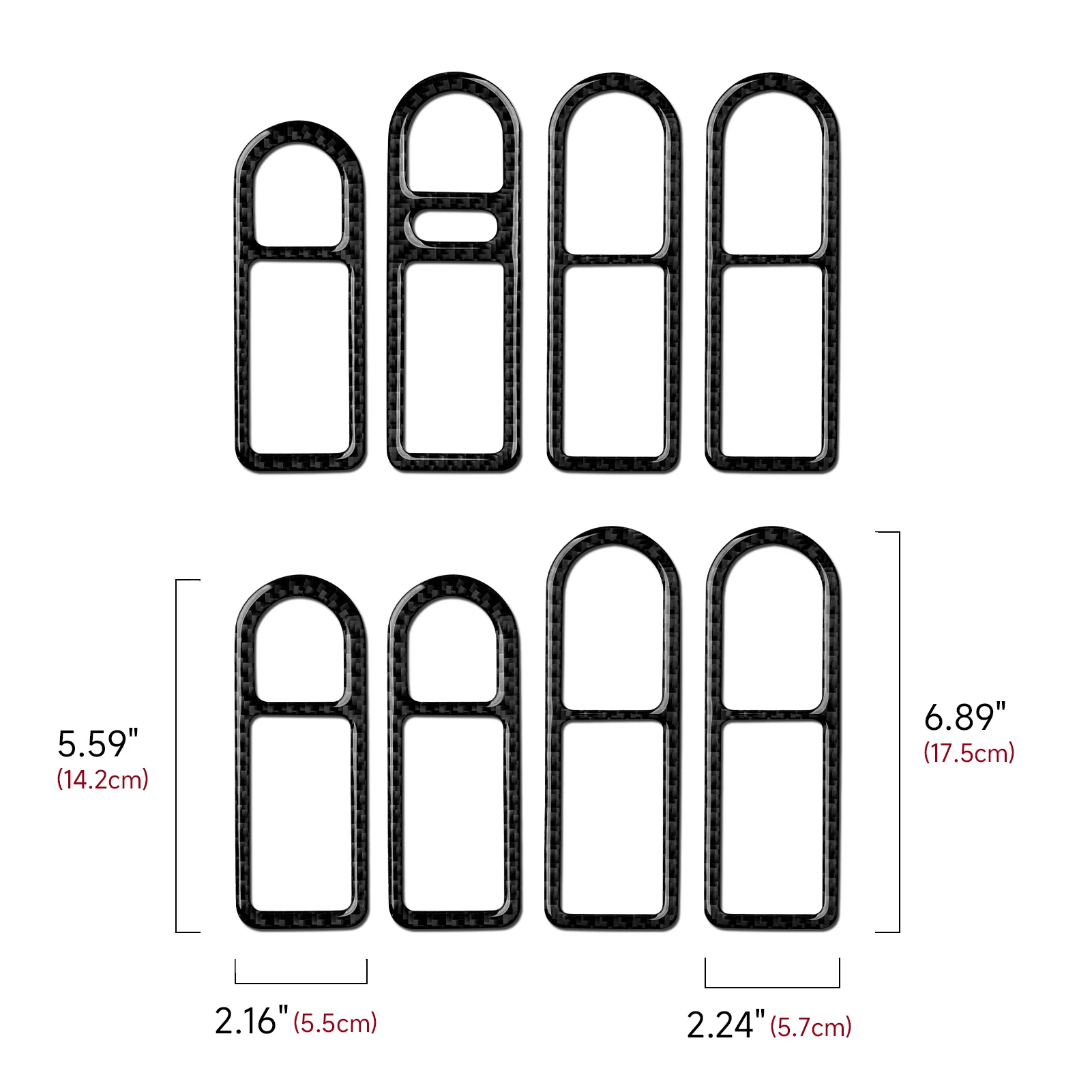 For VW Jetta A4 Bora Golf IV MK4 R32 GTI Variant (1997-2005) Trim, Car Inner Door Bowl Panel, Carbon Fiber Interior Sticker - view 2