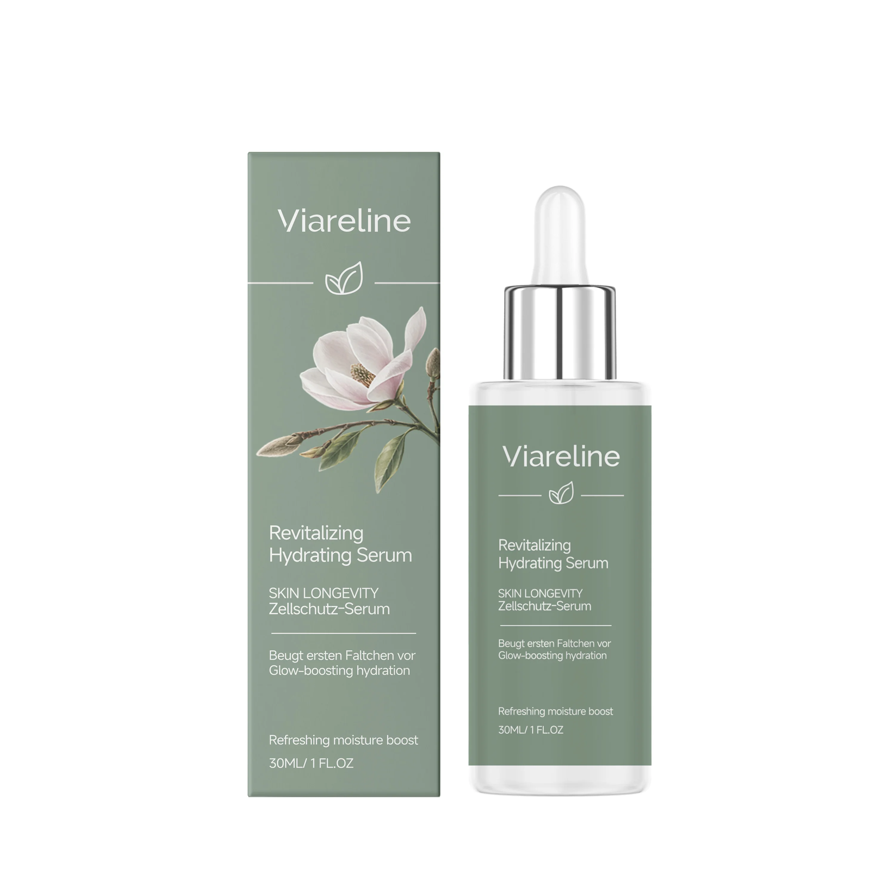 Facial Moisturizing Serum, Light and Easy To Absorb, Delicate Pores, Refreshing, Hydrated and Translucent Skin