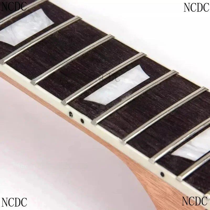 22 Fret Guitar Neck - Mahogany With Rosewood Fingerboard Sector & Binding Inlay Part