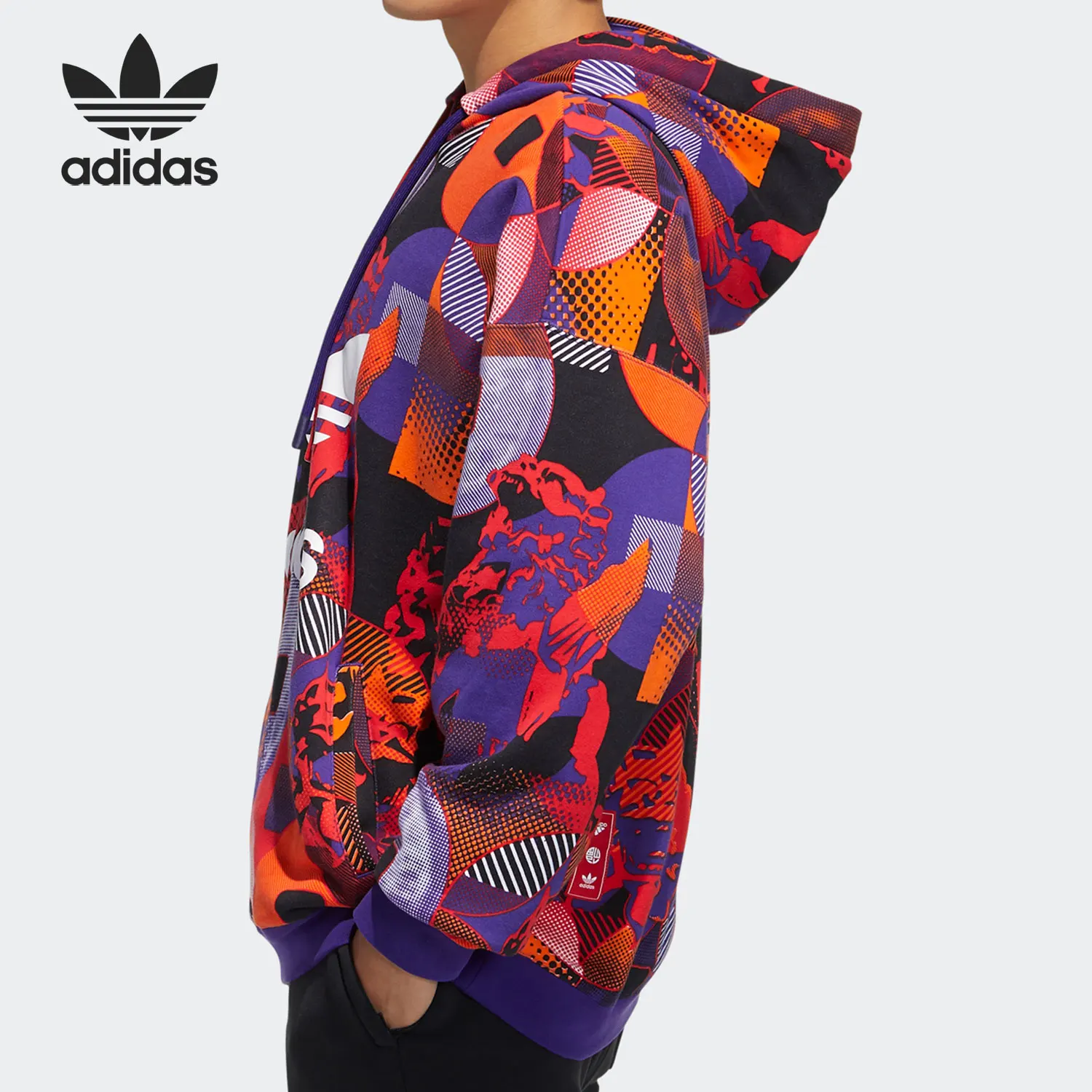 Adidas Authentic CNY HOODIE Men's Sports Print Hoodie GN5448