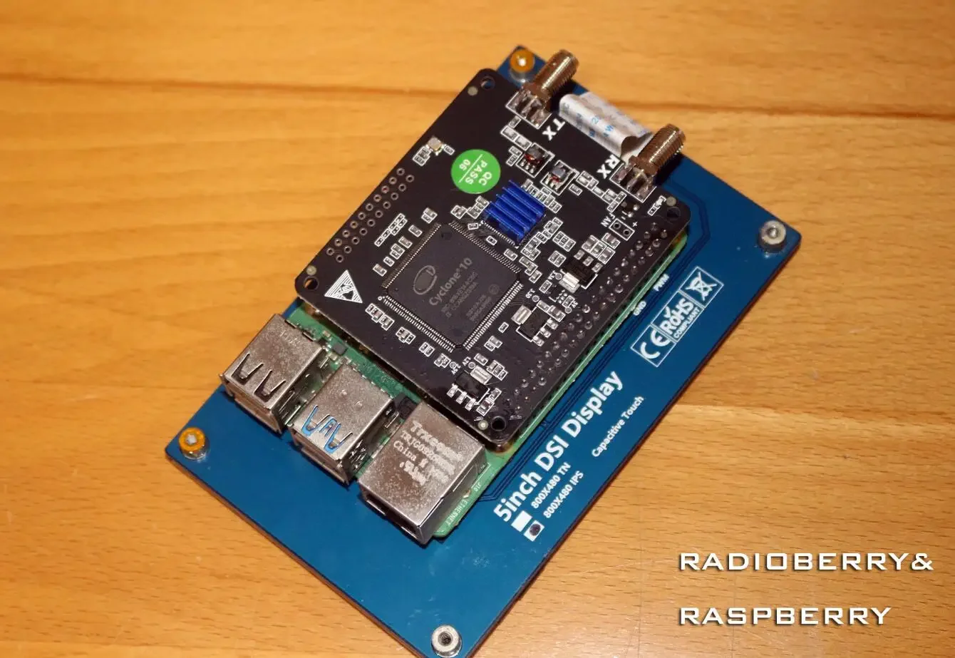 Radioberry V2.0 Software Defined Radio Devices AD9866 + 10CL016 For Raspberry PI4B RPI4