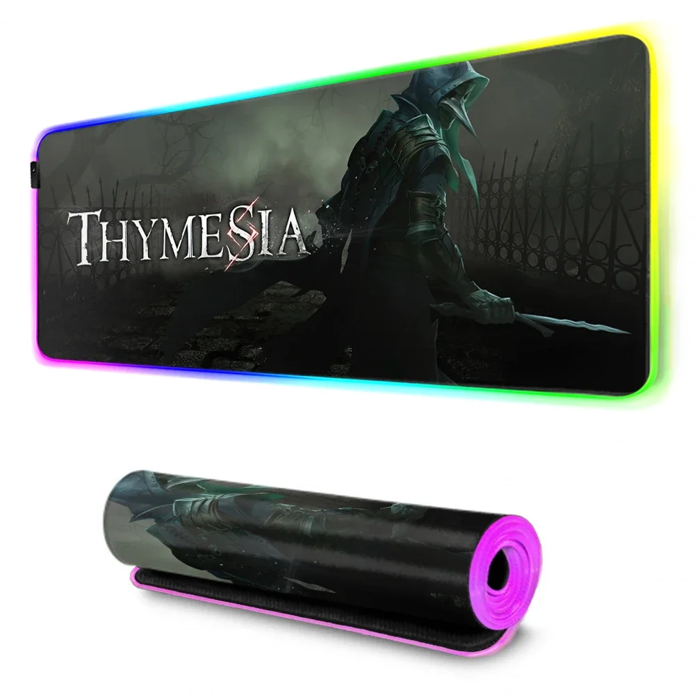 

2024 DIY Custom Skin Game THYMESIA Laptop boy Gaming Mice Mousepad Free Shipping girl Large RGB Mouse Pad Keyboards Mat gift