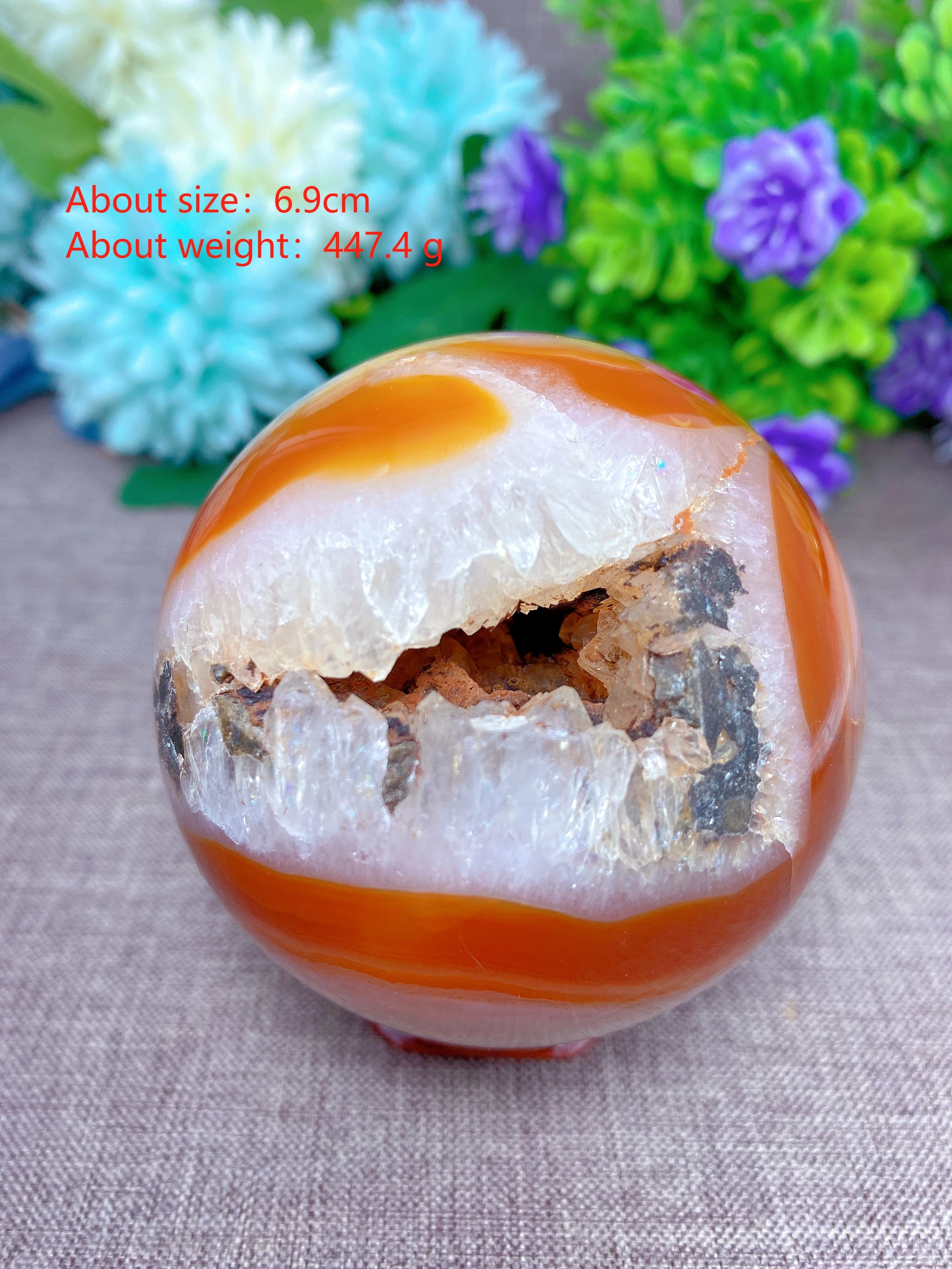 

Natural Geode Agate Sphere Crystal Ball With Druzy Free Form Carving Reiki Healing Stone Home Decoration Exquisite Gift +stand