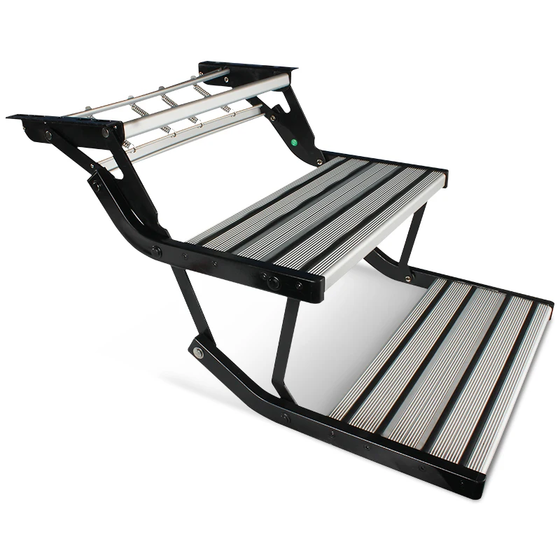 

CAPEXRV Anti-Slip Durable Aluminum Double Steps RV Carbon Truck Caravan Motorhome Van Various Ch Abarth Fender Step Bar