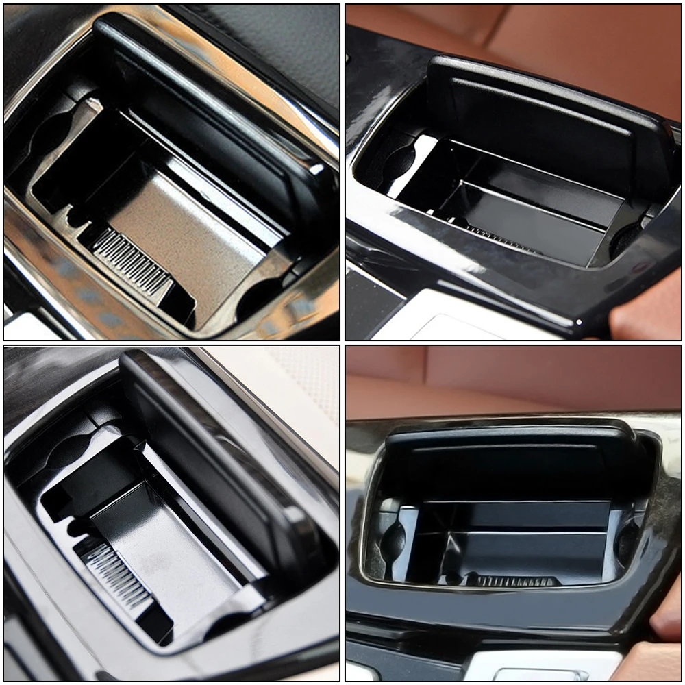 لسيارات BMW F10 F18 Serie 5 2010-2017 منفضة سجائر السجائر منفضة سجائر السيارة وحدة التحكم المركزية سلة المهملات ملحقات السيارات الداخلية