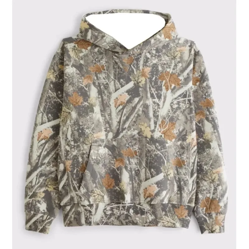 سترة بغطاء للرأس عصرية جديدة لعام 2025 مع تصميم بنمط مطبوع ثلاثي الأبعاد وقلنسوة يوميًا بنمط جيب بأكمام طويلة