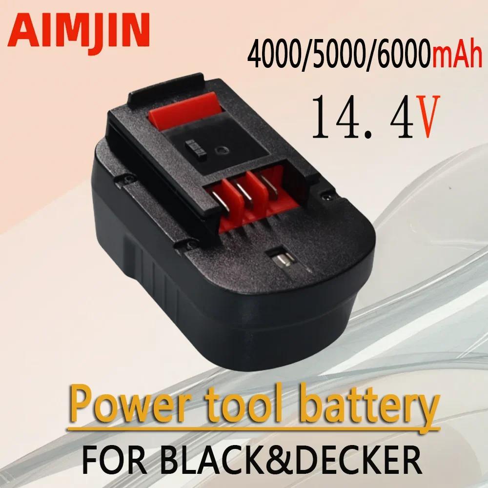 

6000mAh 14.4V NI-MH Rechargeable Battery for Black&Decker A18 A1718 A18NH HPB18 HPB18-OPE FS1800CS FS1800D FS180 FS18ID