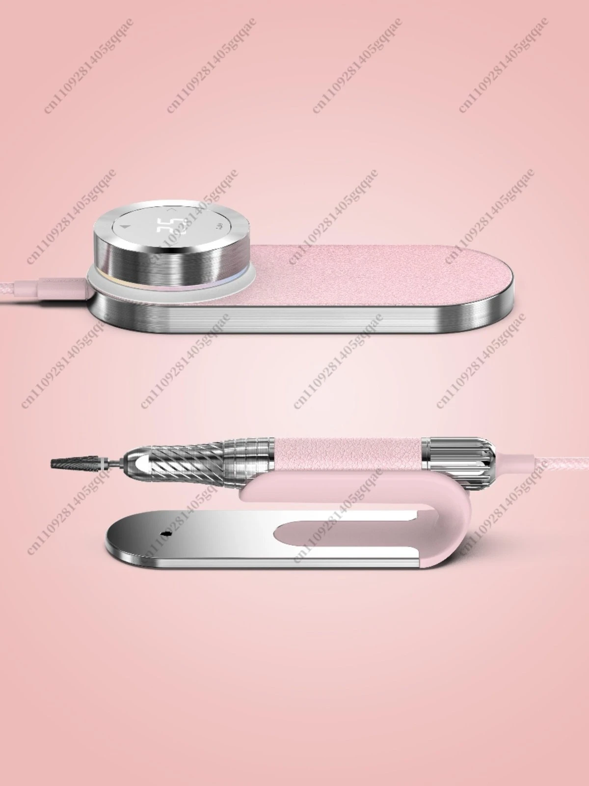 4th Artist Nail Salon Lightweight Rechargeable Nail Drill File Machine for Manicure Pedicure White