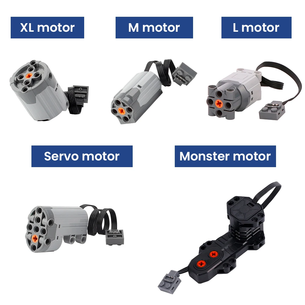 أجزاء عالية التقنية ذاتية الصنع محرك مكعبات البناء الإلكترونية MOC M XL L محرك سيرفو متوافق مع LEGO