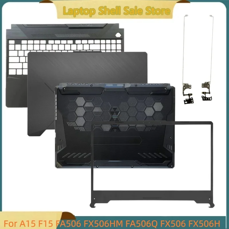 New Laptop For ASUS A15 F15 FA506 HM FQ FX506 FX506H Lcd Back Cover Top Case/Hinge/Bezel/Upper Palmrest Cover/Bottom Cover