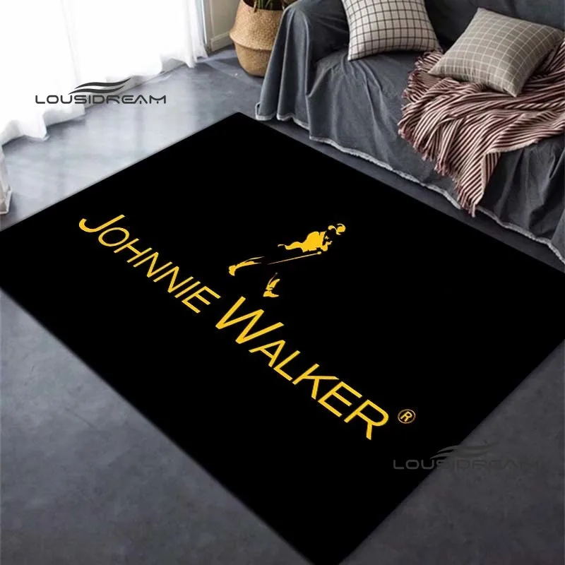 Johnnie Walker whisky carpet and rug modern bar living room bedroom Large area soft carpet study porch bedside non-slip mat