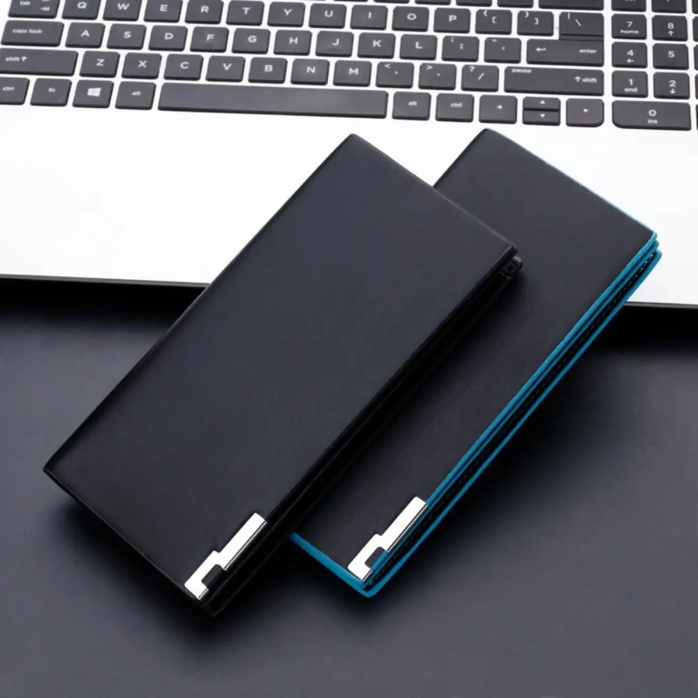 

Fashion Soft Leather Men's Wallet Multi Card Slim Long Coin Purse Large Capacity Card Holder Male Business Clutch Bag