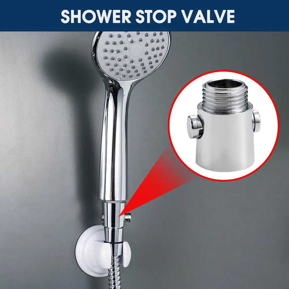 Shower Head Arm Diverter Valve Shower Flow Restriction Valve Temperature Accessories Water-saving Adjustment Switch Control L8V2