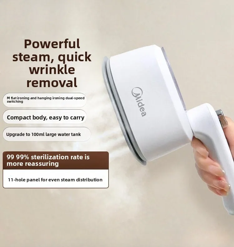 New Foldable Handheld Garment Steamer, Mini Portable Steam Iron, Household Clothes Wrinkle Remover for Home Travel