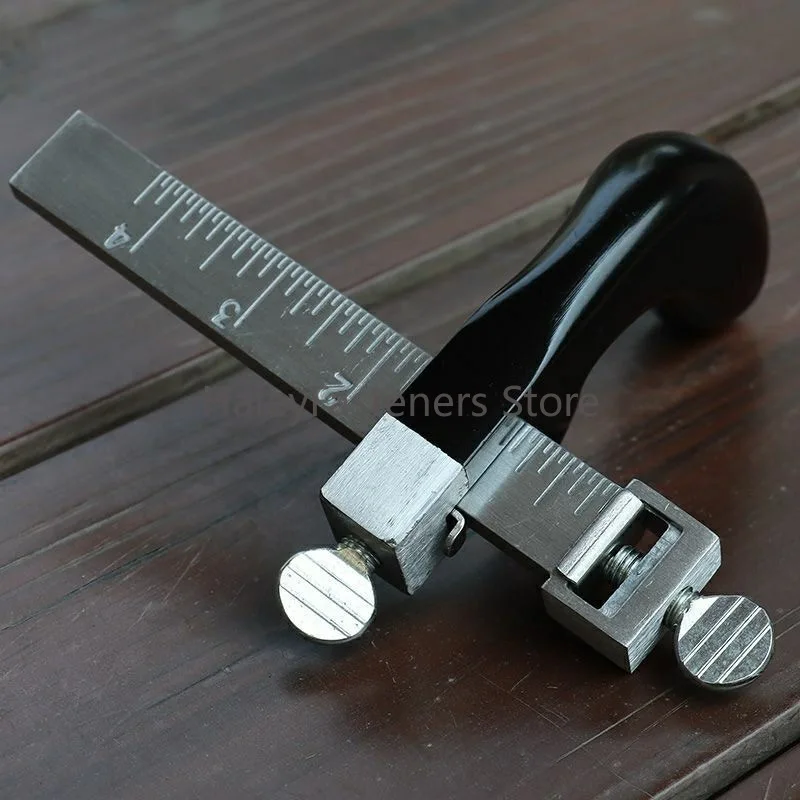 

1pc Leather Strap Cutter Tools, Adjustable Belt Cutter, Aluminum Handle for Leather Craft, DIY Craft Belt Hand Cutting Tools