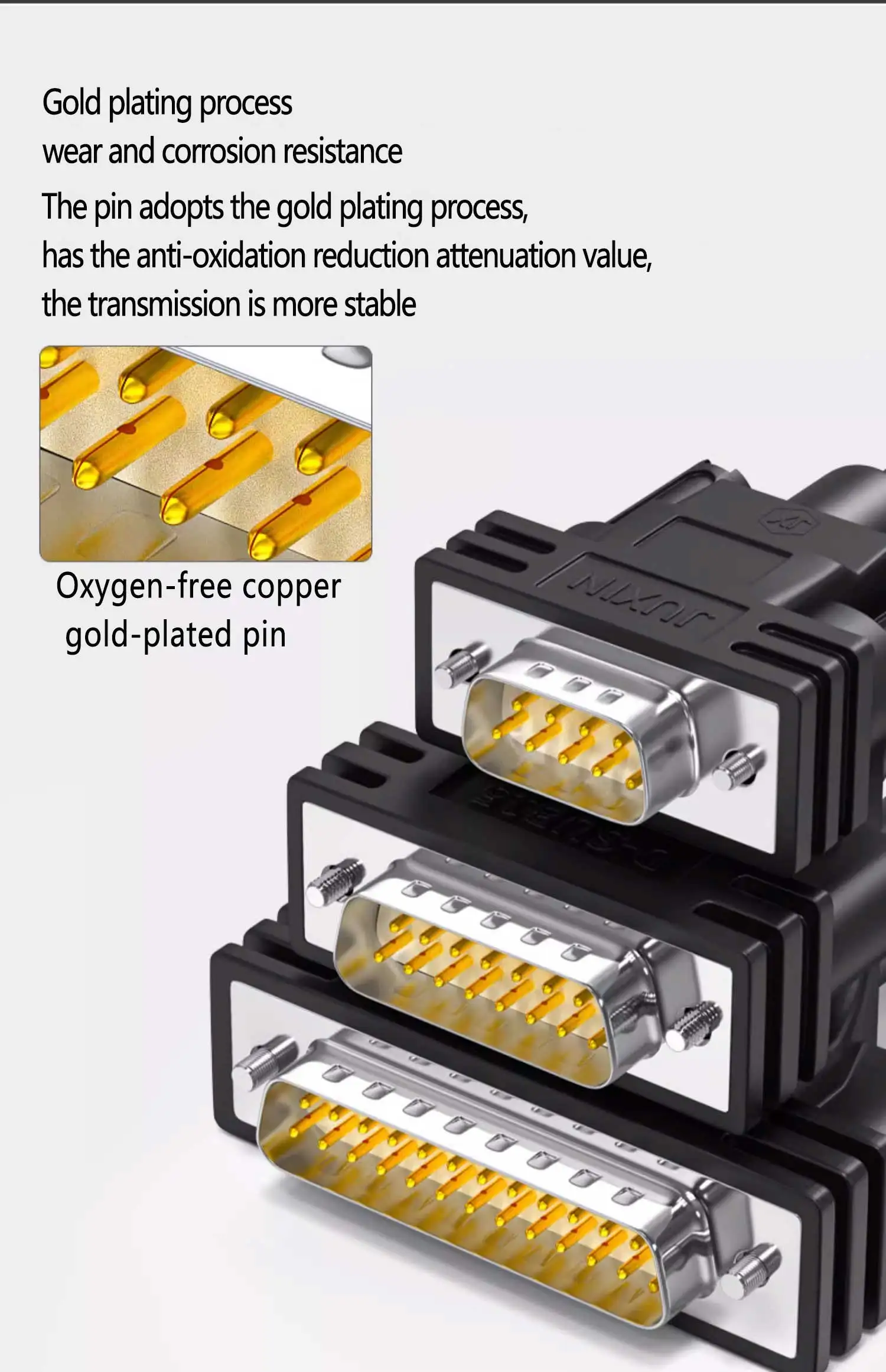 DB9 DB15 DB25 DB37 Connector RS232 Serial Cable ,9 male 15 25 Female to Bare Wire with Cable Marker,26AWG tinned copper core