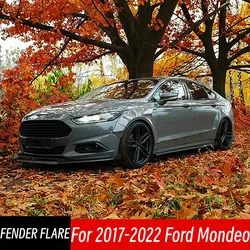 For Ford Mondeo 2017 18 19 20 21 22 Car Wide Bodykit Fender Flares Arch Wheel Eyebrow Lip Protector Trims Tuning Accessorie Part