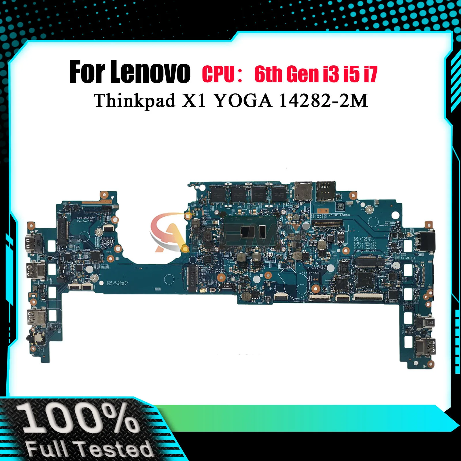 

Материнская плата для ноутбука 14282-2M для Lenovo ThinkPad X1C X1 Yoga с процессором I5 I7 6-го поколения 8 ГБ 16 ГБ ОЗУ 100% полностью протестирована