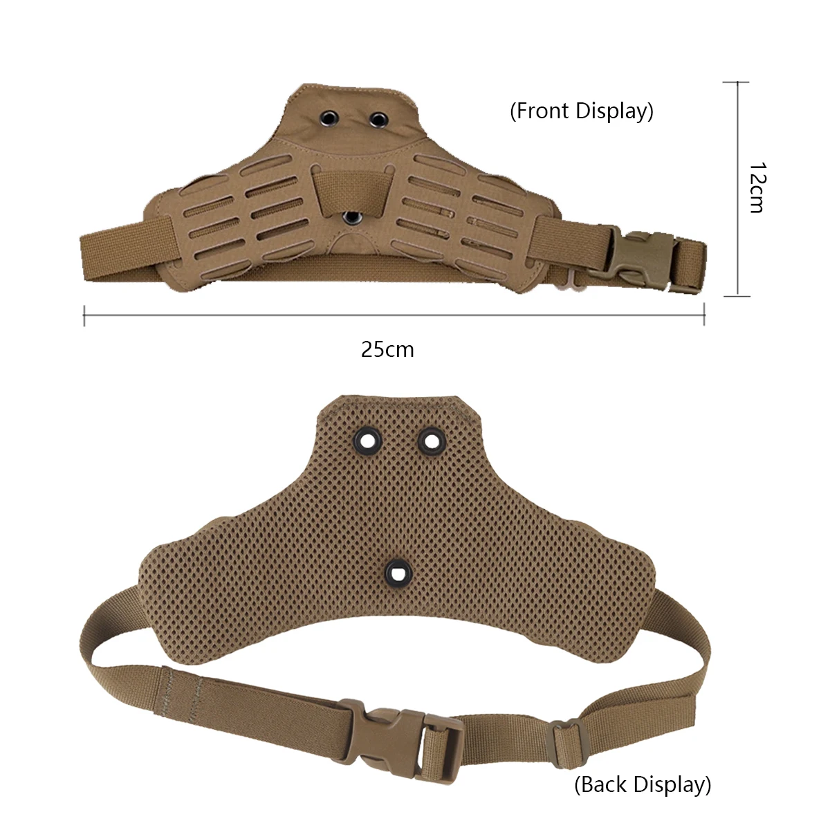 Tactical Hunting Drop Leg Platform Molle Leg Adapter Low Ride Belt Loop Platform ARC Thigh Side Holster Pad Fit UBL MHA QLS view 3