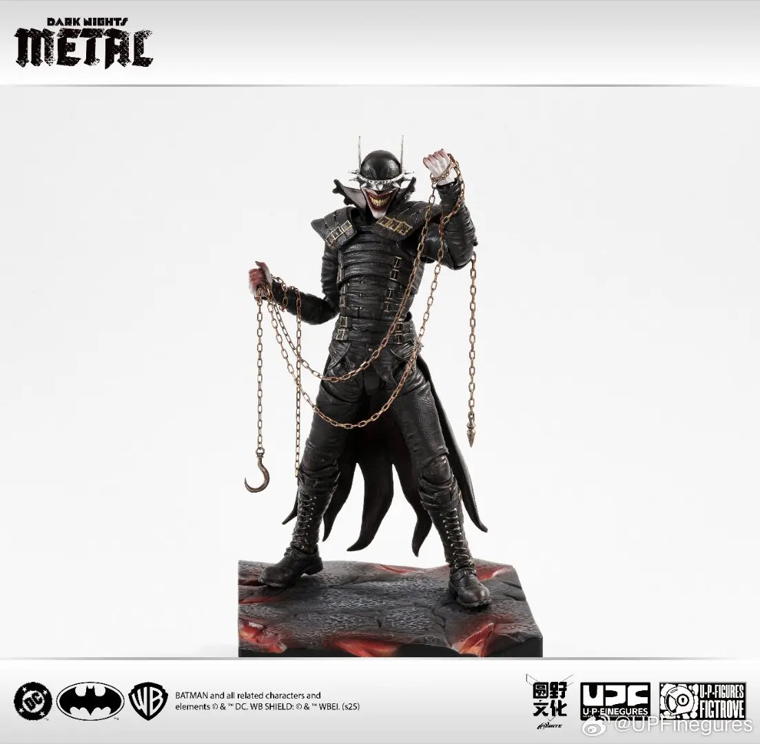 

Spot SaleOriginal LPZZ UPFinegures Dark Nights Metal The Batman Who Laughs Laughing Bat in Stock Anime Action Collection Figure