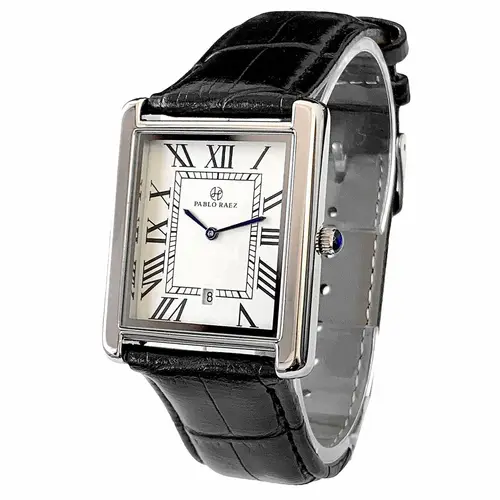 Imagen 2 del producto Reloj UTHAI para hombre, luz de negocios, marca de lujo, calendario clásico cuadrado, cinturón resistente al agua, reloj de cuarzo a la moda para hombre, relojes de regalo