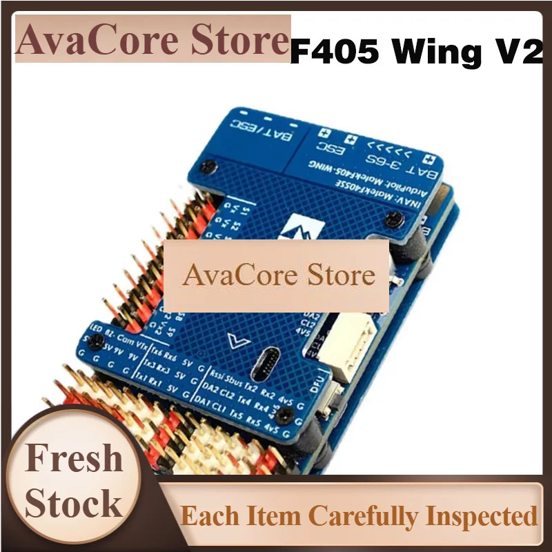 AvaCoreMatek Mateksys F405 WING V2 Flight Controller Built-in ICM42688P OSD SD Slot For  / INAV Rc Toy Airplane