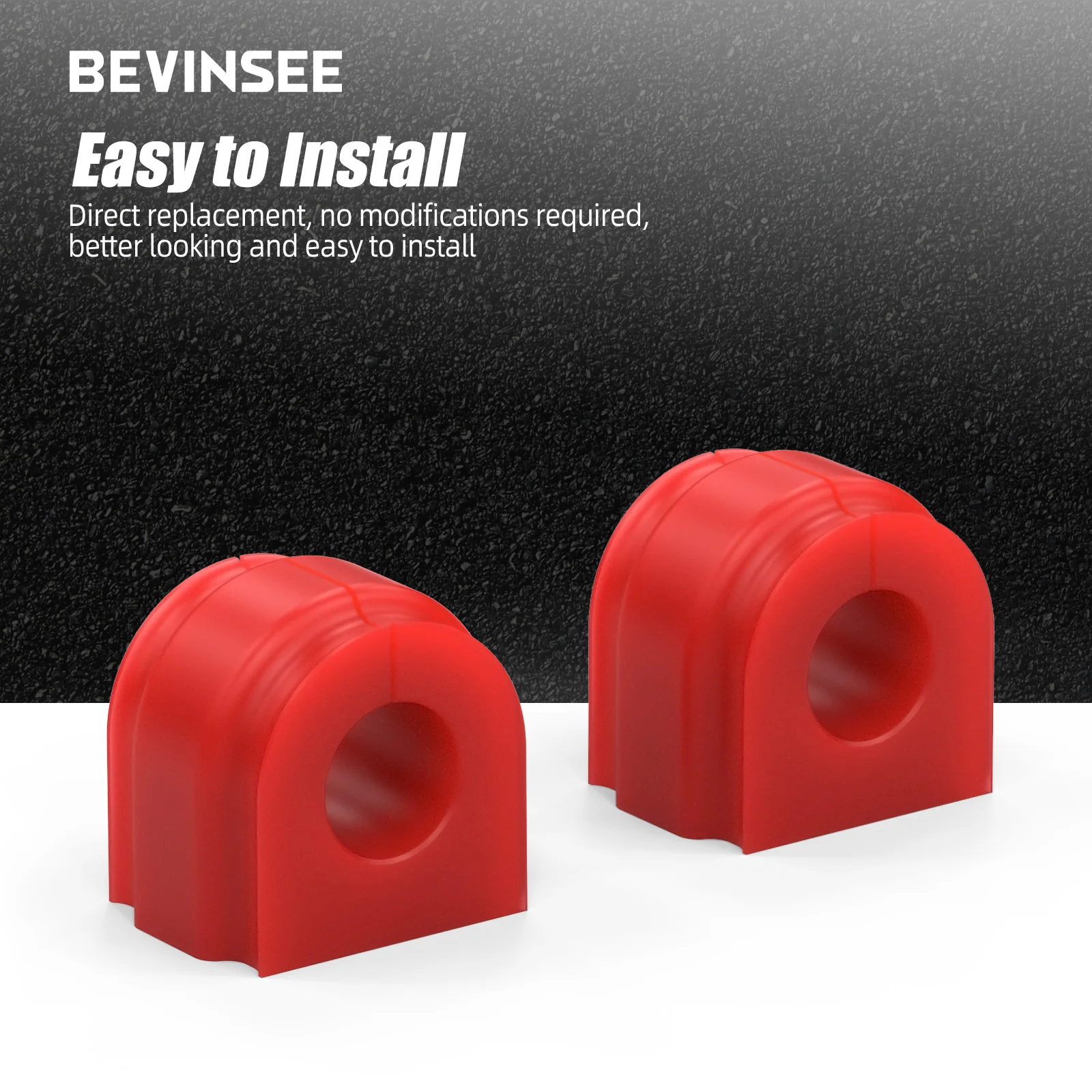 폴리 프론트 스웨이 바 부싱 세트 26.5mm BMW E90 E92 E91 E93 335i 330i 323i 325i E82 E88 E87 Z4 E89 교체용 31356765574 썸네일 4