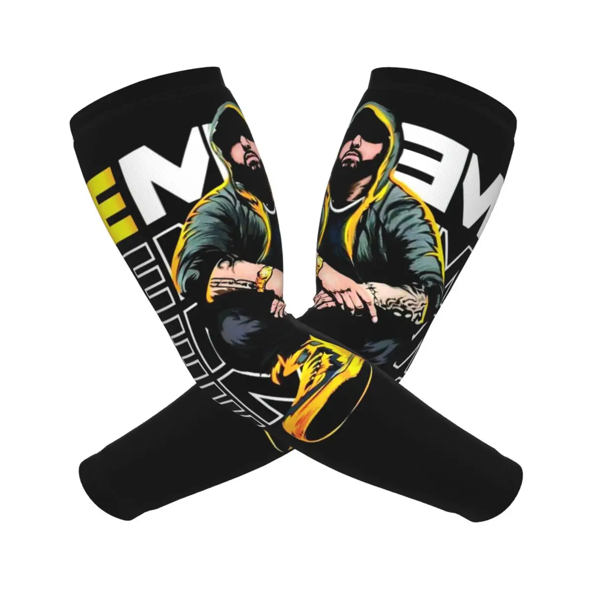 

Eminem 1, рукава для мужчин и женщин, защита от солнца и ультрафиолета, татуировка, спортивное охлаждение, езда на велосипеде